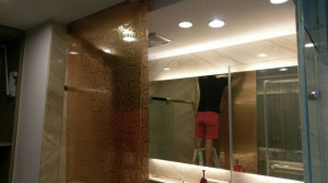 玻璃貼紙-居家玫瑰金系列